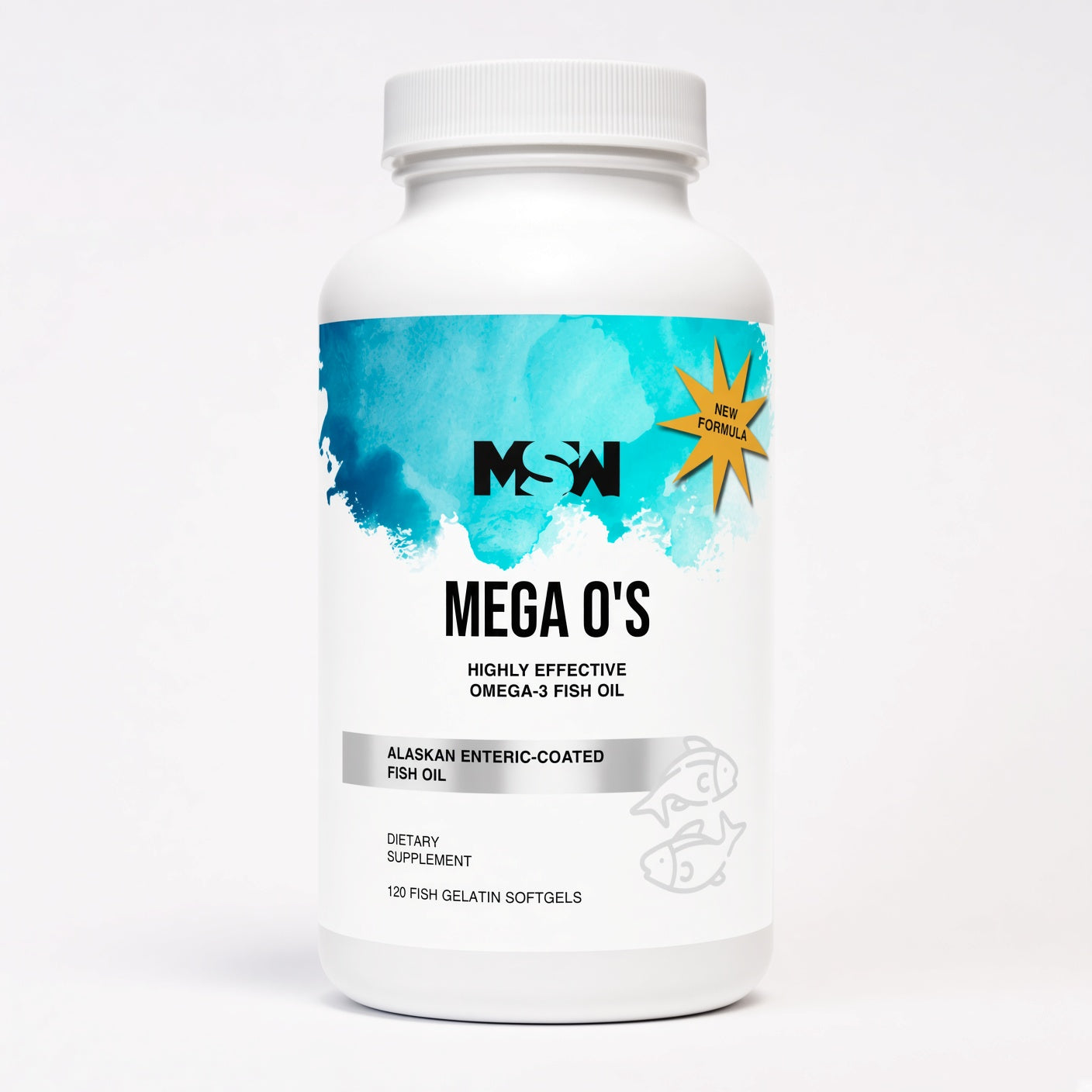 Mega O's (Highly Effective Omega-3 Fish Oil) – MSW Nutrition