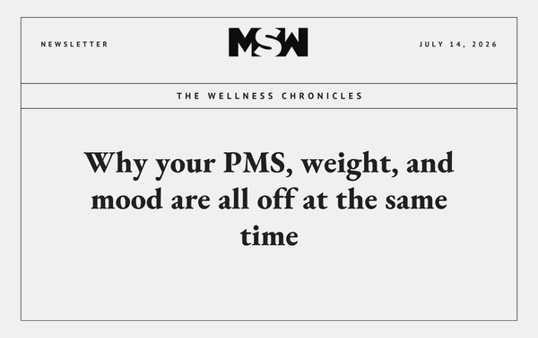 estrogen dominance MSW Nutrition hormone balance illustration