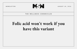 methylation MSW Nutrition folic acid and MTHFR variant explained
