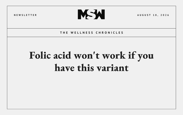 methylation MSW Nutrition folic acid and MTHFR variant explained
