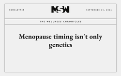 how to delay menopause MSW Nutrition editorial hero reading Menopause timing isn't only genetics