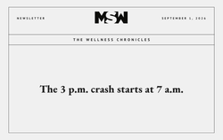 how to lower cortisol naturally MSW Nutrition editorial header reading The 3 p.m. crash starts at 7 a.m.