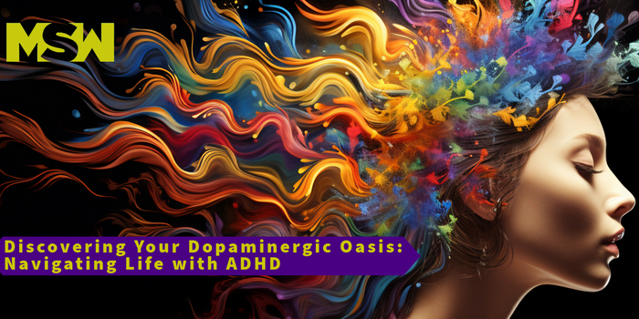 adhd representation in a female head